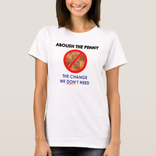 Camiseta Abula o t-shirt da moeda de um centavo
