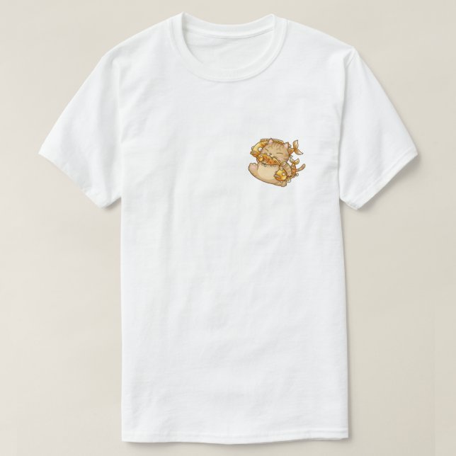 Camiseta Abundação De Gato Engraçado No Ano Novo Chinês Tod (Frente do Design)