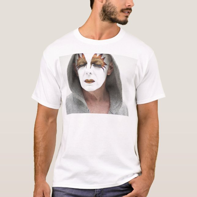 Camiseta Abundância da faísca da irmã no hoodie (Frente)