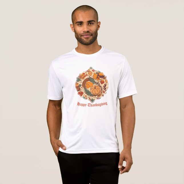 Camiseta Abundância de outono (Frente Completa)