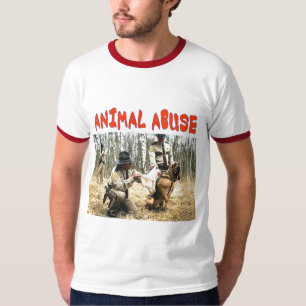 CAMISETA ABUSO ANIMAL