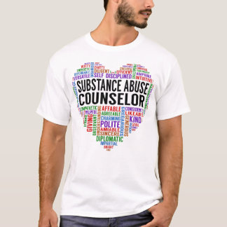 Camiseta Abuso de Substâncias Abuso Coração