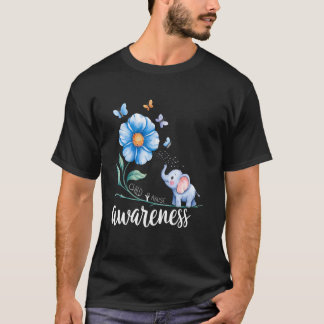 Camiseta ABUSO INFANTIL Conscientização Girassol Fita Azul 