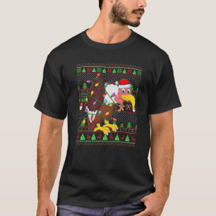 Camiseta Abutre Bird Family Correspondendo Ugly Vulture Ch