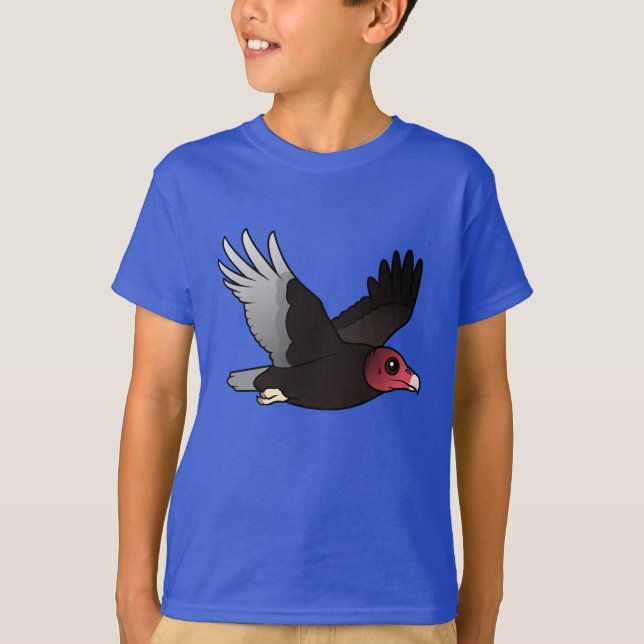 Camiseta Abutre de turquia do vôo (Frente)