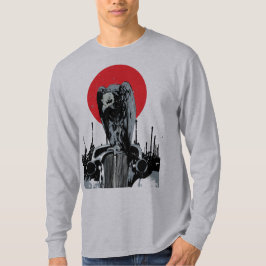 Camiseta Abutre em Carro Antigo com Sol Vermelho