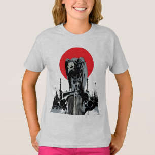 Camiseta Abutre em Carro Antigo com Sol Vermelho