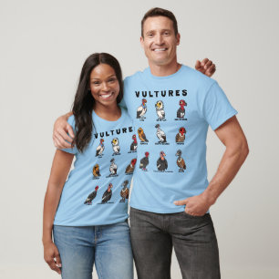 Camiseta Abutres de desenho animado do mundo