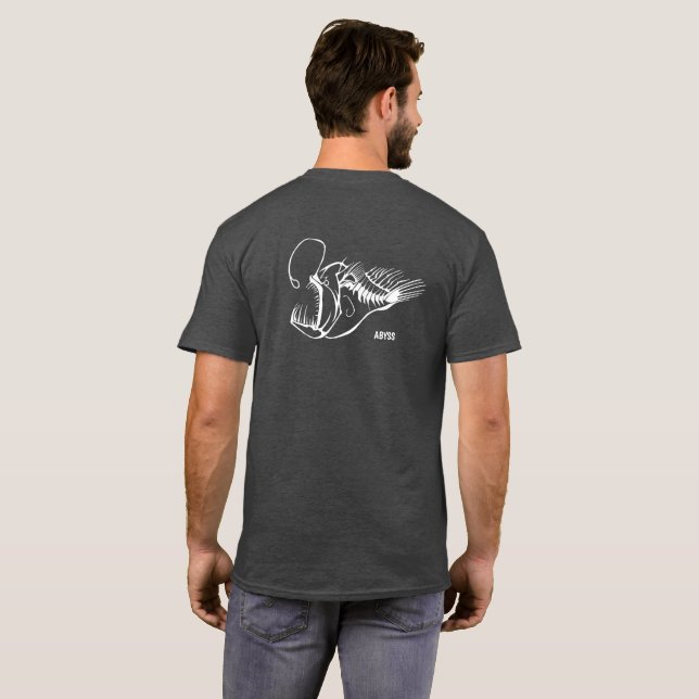 Camiseta ABYSS Anglerfish T-Shirt (Parte Traseira Completa)