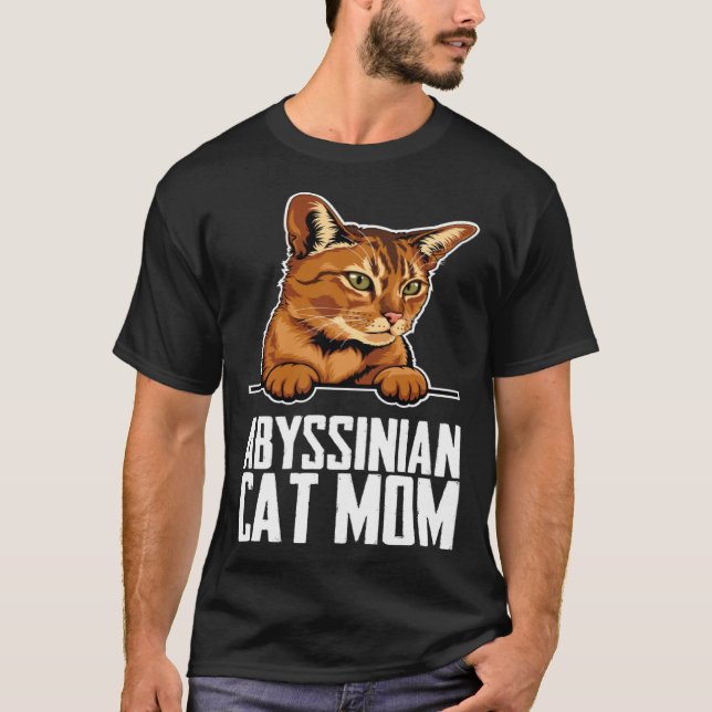 Camiseta Abyssinian cat  Abyssinian  Abyssinian kitten (Frente)