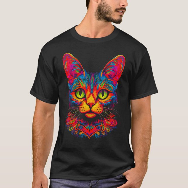 Camiseta Abyssinian Cat Art (Frente)