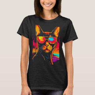 Camiseta Abyssinian Cat Beach Party