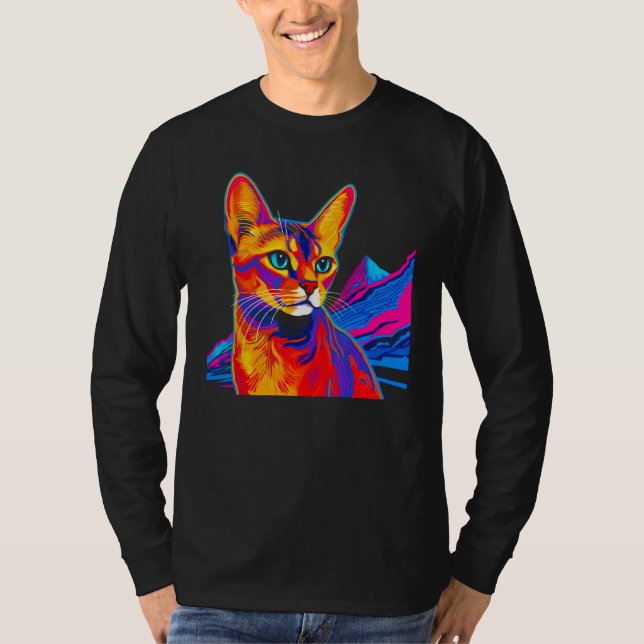 Camiseta Abyssinian Cat Mountain (Frente)