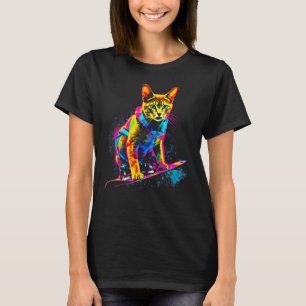 Camiseta Abyssinian Cat Snowboard