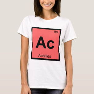 Camiseta Ac - Aquiles Tabela Periódica Química Grega
