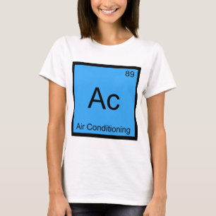 Camiseta Ac - Ar Condicionado Símbolo Elemento Químico Cami