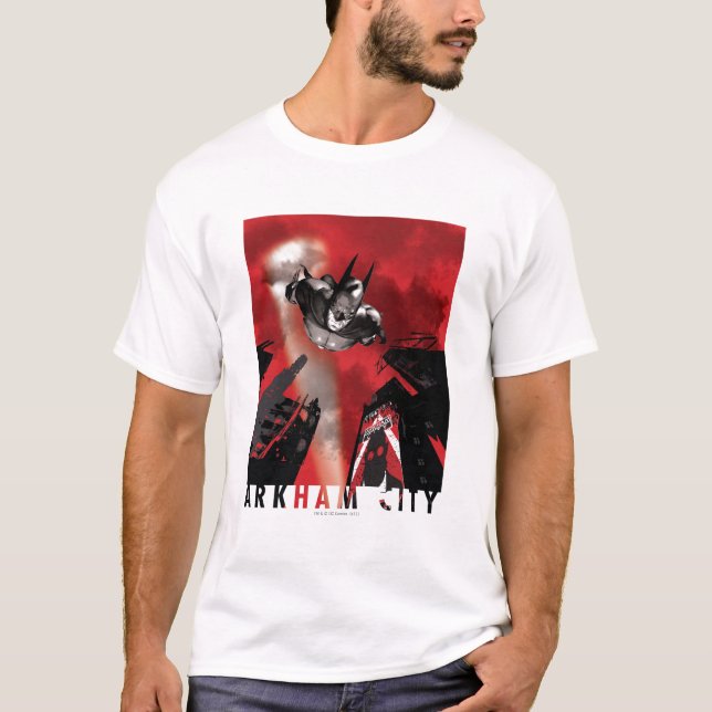 Camiseta AC Poster - Batman flying (Frente)
