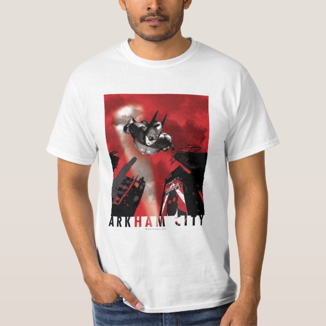 Camiseta AC Poster - Batman flying (Frente)
