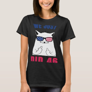 Camiseta Acabamos de Fazer 46 Óculos de Sol de Gato Polític