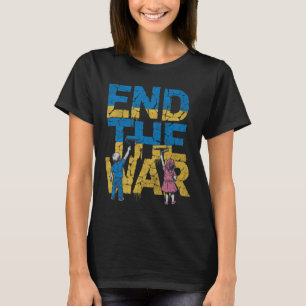 Camiseta Acabar Com a Guerra Grafite Crianças Apoiam Zelens