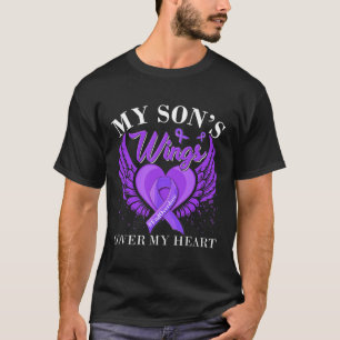 Camiseta Acabar com a sobredosagem Cobrir das asas do meu f