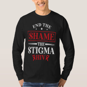 Camiseta Acabar Com a Vergonha o Estigma Mês de Conscientiz