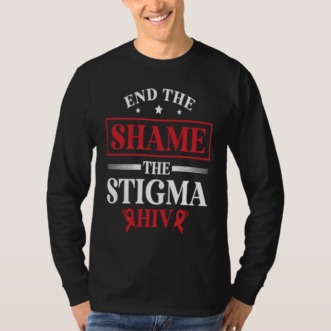Camiseta Acabar Com a Vergonha o Estigma Mês de Conscientiz (Frente)