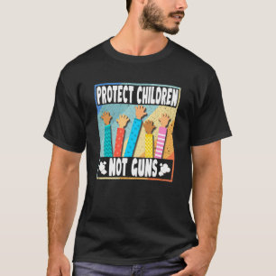 Camiseta Acabar com a violência contra as armas Proteja as