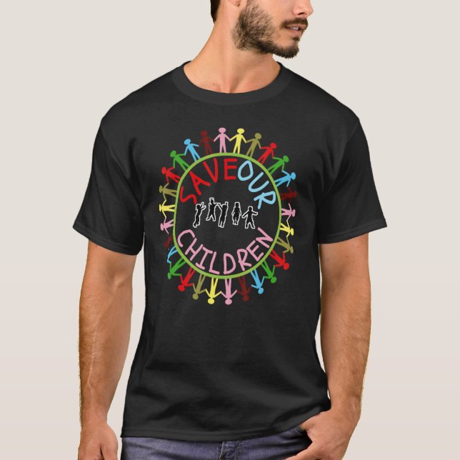 Camiseta Acabar com a violência das armas Salve nossos filh (Frente)