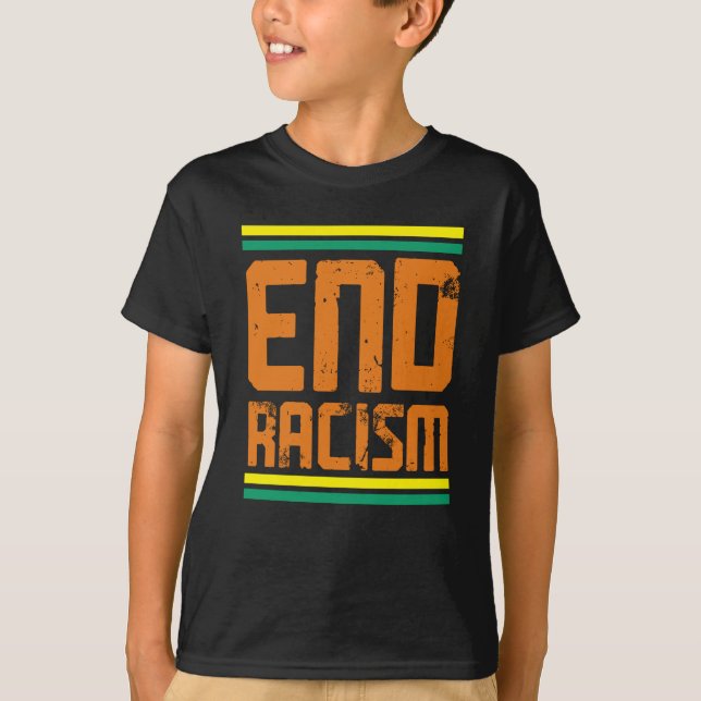 Camiseta Acabar com o racismo (Frente)