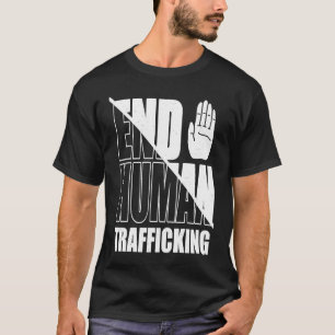 Camiseta Acabar com o tráfico de seres humanos para impedir