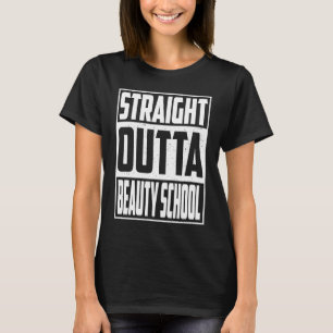 Camiseta Acabaram de se Formar na Escola de Beleza Crianças