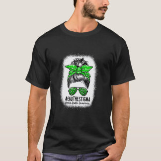 Camiseta Acabe Com O Estigma Coque Desarrumado Mulheres Con