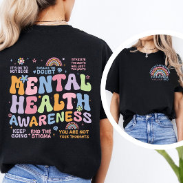 Camiseta Acabe com o Estigma em Torno da TOC Retro Saúde Me
