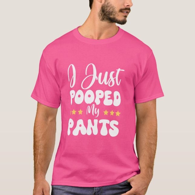 Camiseta Acabei De Apontar Minhas Calças (Frente)
