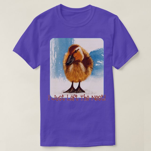 Camiseta Acabei De Deixar O Ninho (Frente do Design)
