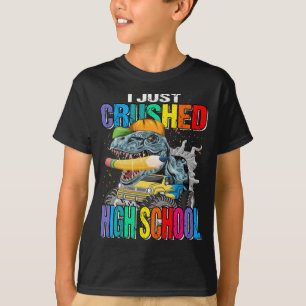 Camiseta Acabei De Esmagar Dinossauro De Caminhão De Segun