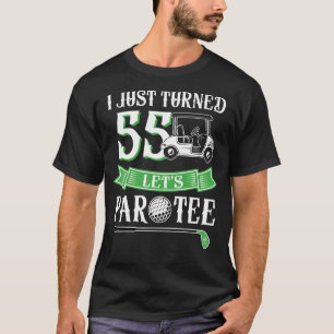 Camiseta Acabei De Fazer 55 Anos De Idade, 55 Anos De Par D