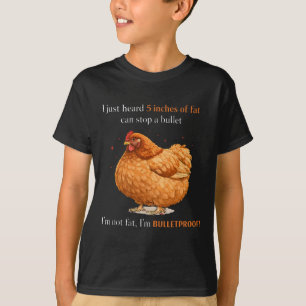 Camiseta Acabei de ouvir que 5 polegadas de gordura podem p