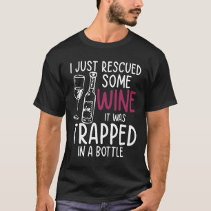 Camiseta Acabei De Resgatar Vinho