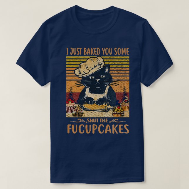 Camiseta Acabei De Te Fazer Calar Um Pouco Os Fucupcakes En (Frente do Design)