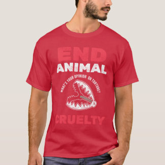 Camiseta Acabem com a Crueldade contra Animais Atendentes d