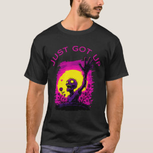 Camiseta Acabo De Levantar - Vintage, Ascensão Morto