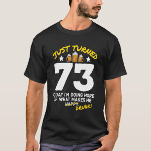 Camiseta Acabou De Virar O Bebado De 73 Cervejas, Bebendo 7