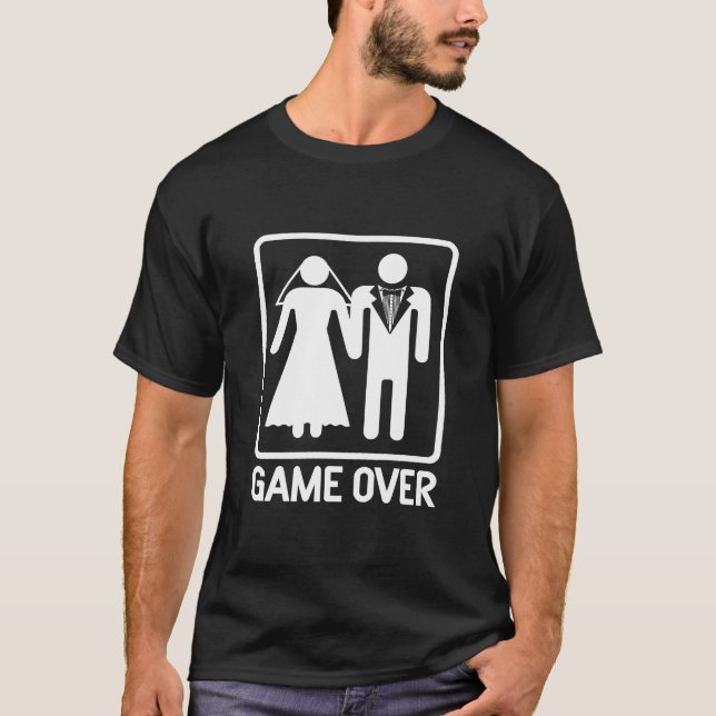 Camiseta Acabou o jogo de casamento (Frente)