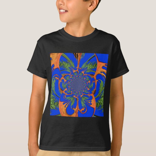 Camiseta Acacia Tree Kaleidoscope Art Impressão (Frente)