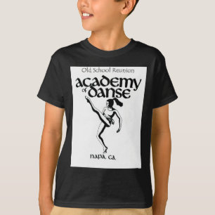 Camiseta Academia da velha escola da reunião da dança