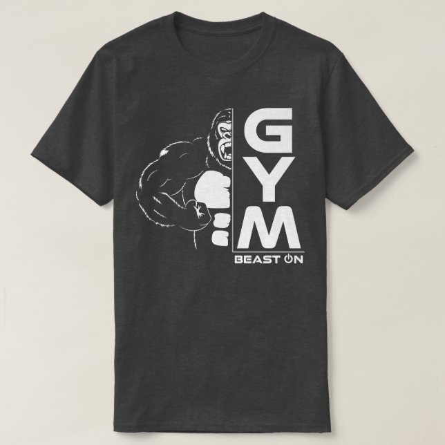 Camiseta academia de ginástica de malhação de ginástica de  (Frente do Design)