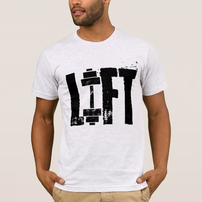 CAMISETA ACADEMIA DE GINÁSTICA LIFT E TREINAMENTO (Frente)