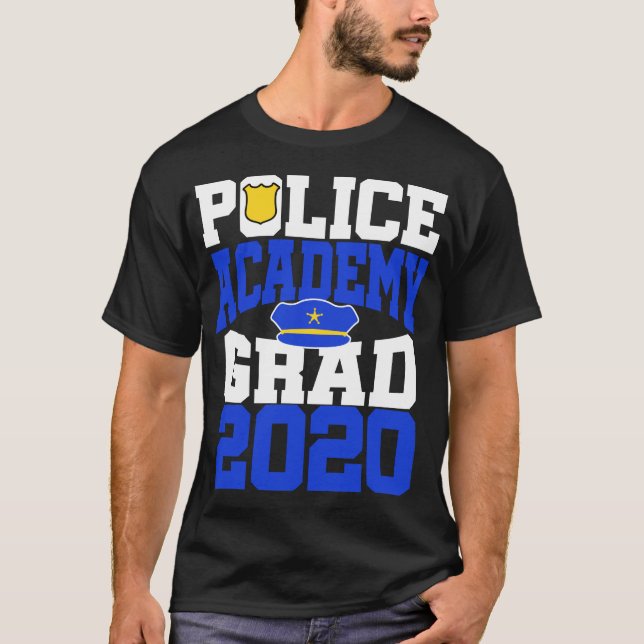 Camiseta Academia de Graduação da Polícia 2020 Novo Policia (Frente)
